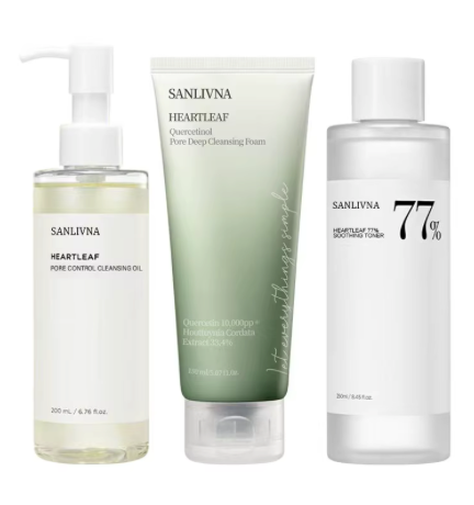 Sanlivna Heartleaf 3-Piece Skincare Set